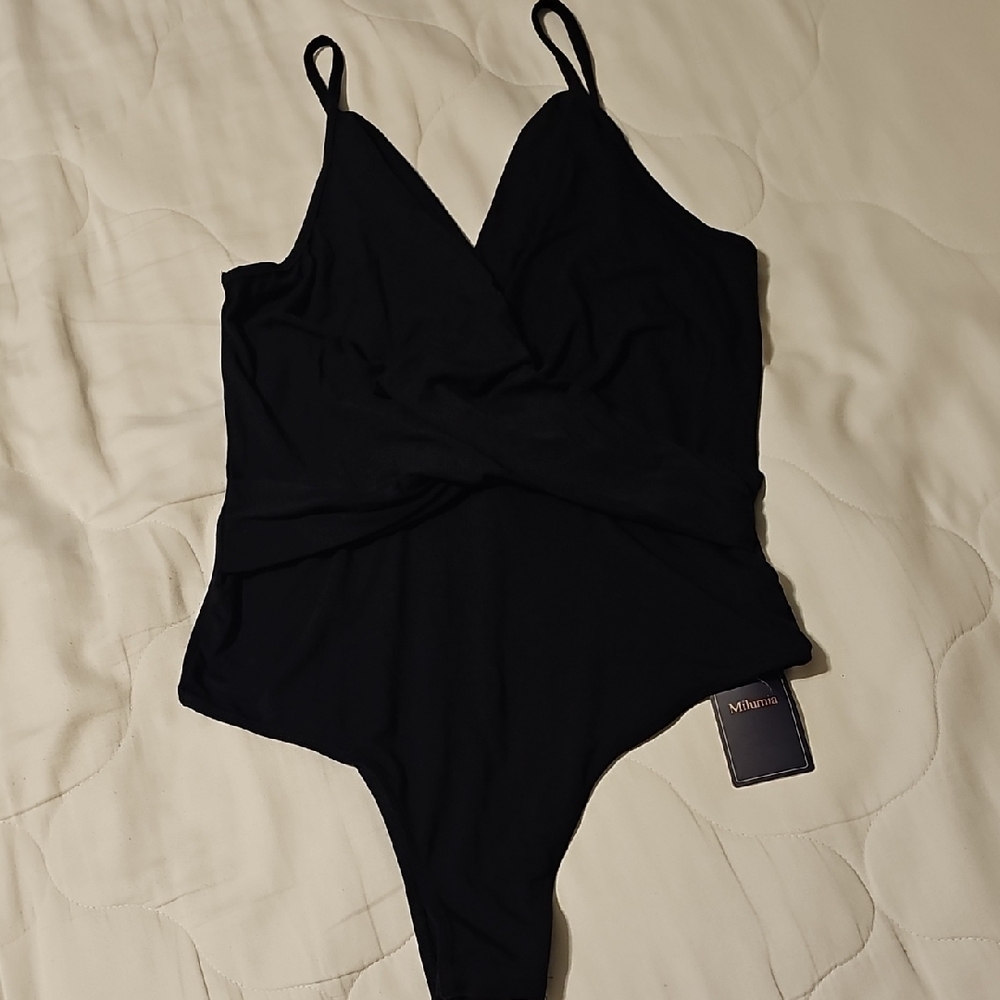 Black Bodysuit - Women Tops